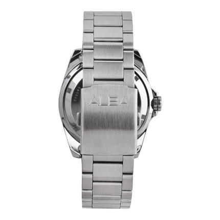Alba Mechanical AU4071X1 Automatic Men Black Dial Stainless Steel Strap