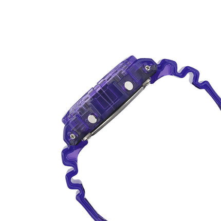 Casio G-Shock DW-5900JT-6DR Retrofuture With A Translucent Digital Analog Dial Purple Resin Band
