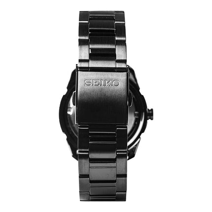 Seiko Solar SNE262P1 Black Dial Black Stainless Steel Strap