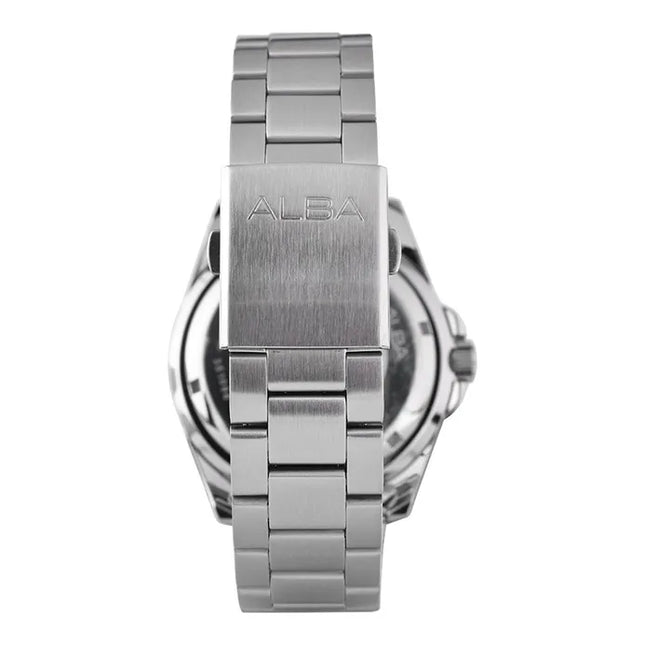 Alba Mechanical AL4491X1 Automatic Silver White Dial Stainless Steel Strap
