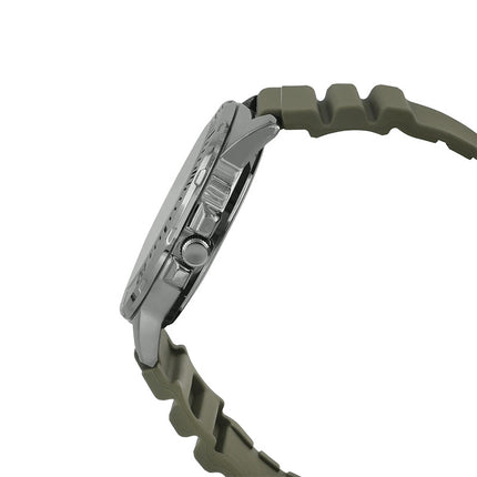 Casio General MTP-VD01-3EVUDF Men Black Dial Green Resin Band