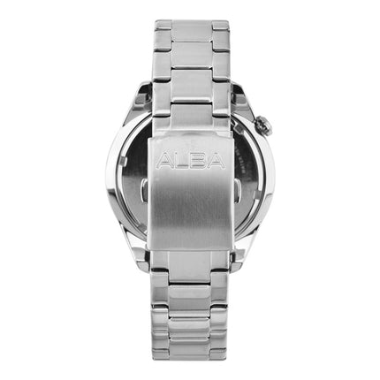 Alba Active AG8K33X1 Men Black Dial Stainless Steel Strap
