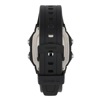 Casio General W-800H-1BVDF Black Digital Dial Black Resin Band