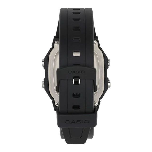 Casio General W-800H-1BVDF Black Digital Dial Black Resin Band