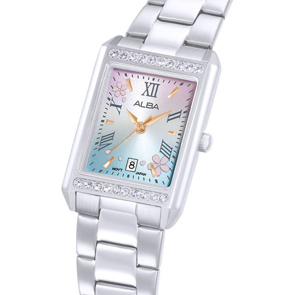Alba Signa AH7FA1X1 Ladies Dual Tone Gradation Dial Stainless Steel Strap