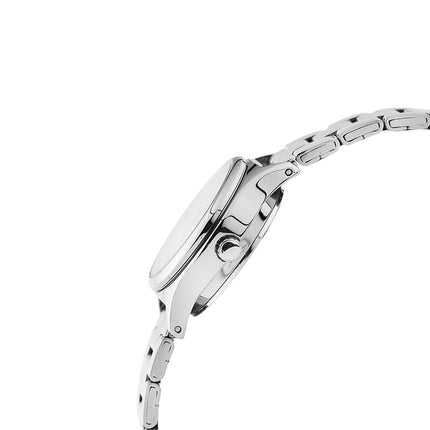 Casio General LTP-V006D-7BUDF Ladies Analog White Dial Stainless Steel Band