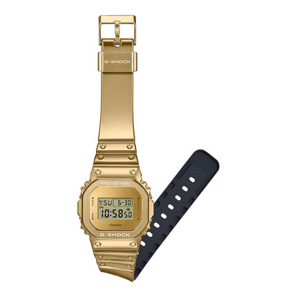Casio G-Shock GM-5600YMG-9DR Fine Metallic Series Digital Dial Gold Resin Band
