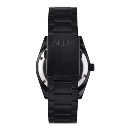 Alba Active AL4331X1 Men Automatic Black Dial Black Stainless Steel Strap