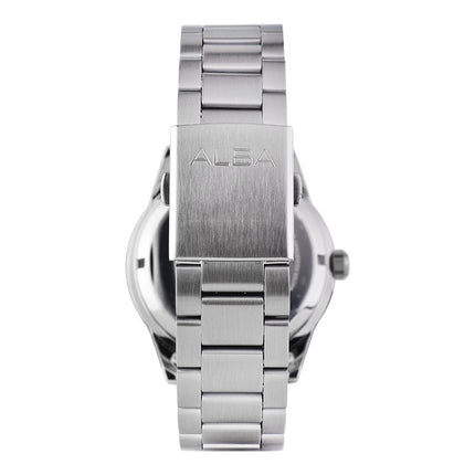 Alba Mechanical AL4599X1 Automatic Men Silver White Dial Stainless Steel Strap