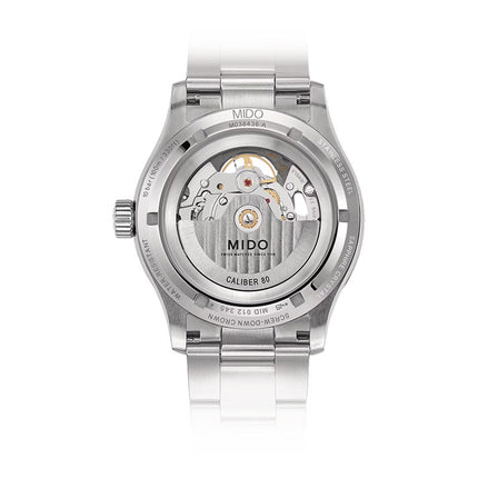 MIDO Multifort M038.436.11.041.00 Skeleton Vertigo Automatic Blue Dial Stainless Steel Strap
