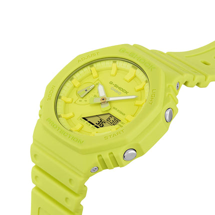 Casio G-Shock GA-2100-9A9DR CasiOak Tone On Tone Series Analog Digital Dial Resin Band