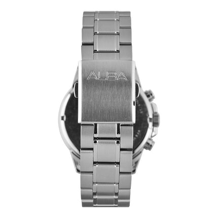 Alba Active AT3E83X1 Chronograph Men Blue Dial Stainless Steel Strap