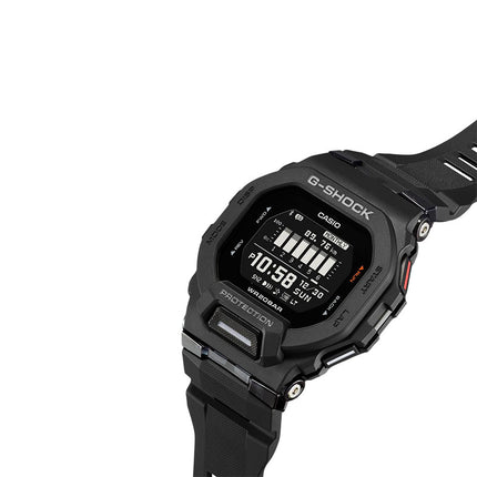 Casio G-Shock GBD-200-1DR G-Squad Men Black Digital Dial Black Resin Band