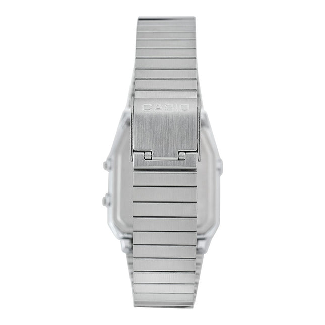 Casio General AQ-800E-7A2DF Vintage White Digital Analog Dial Stainless Steel Band