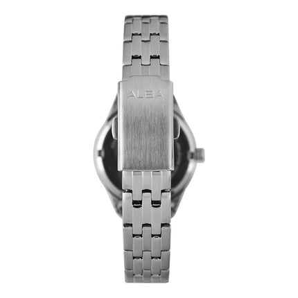 Alba AH7DK7X1 Ladies Black Dial Stainless Steel Strap