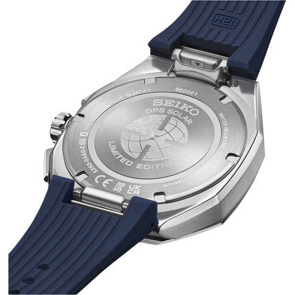 Seiko Astron HAB004J1 145th Anniversary GPS Solar Dual Time Chronograph Titanium Limited Edition