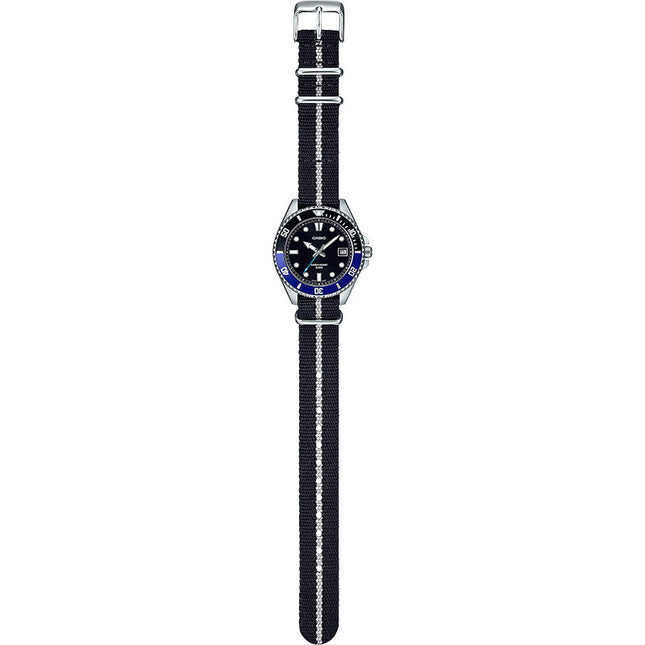 Casio General MDV-10C-1A2VDF Baby Duro Batman Black Dial Dual Tone Cloth Band