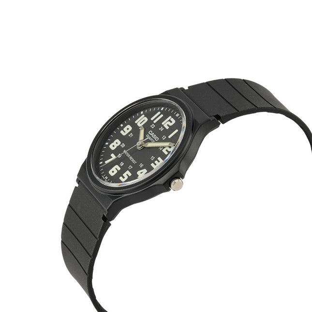 Casio General MQ-71-1BDF Black Dial Black Resin Band