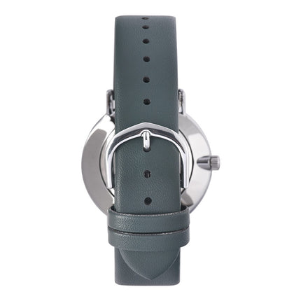 Casio General MTP-VT04L-8EDF Men Gray Analog Dial Gray Leather Band