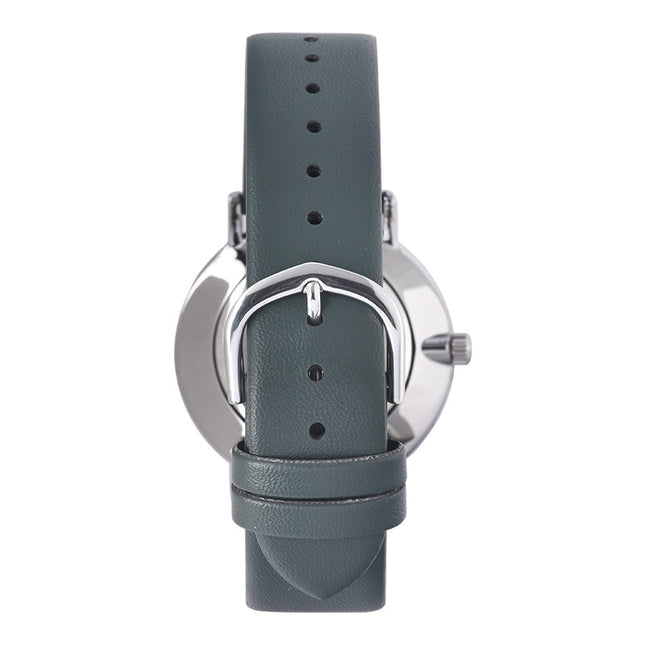 Casio General MTP-VT04L-8EDF Men Gray Analog Dial Gray Leather Band