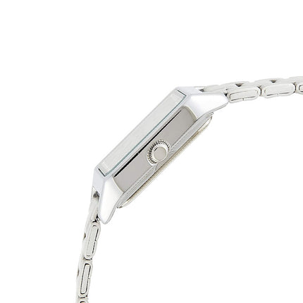 Casio General LTP-V007D-7BUDF Tank Silver Dial Stainless Steel Band