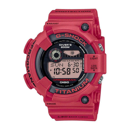 Casio G-Shock Frogman GW-8230NT-4DR 30th Anniversary Master Of G-Sea Digital Dial Red Resin Band