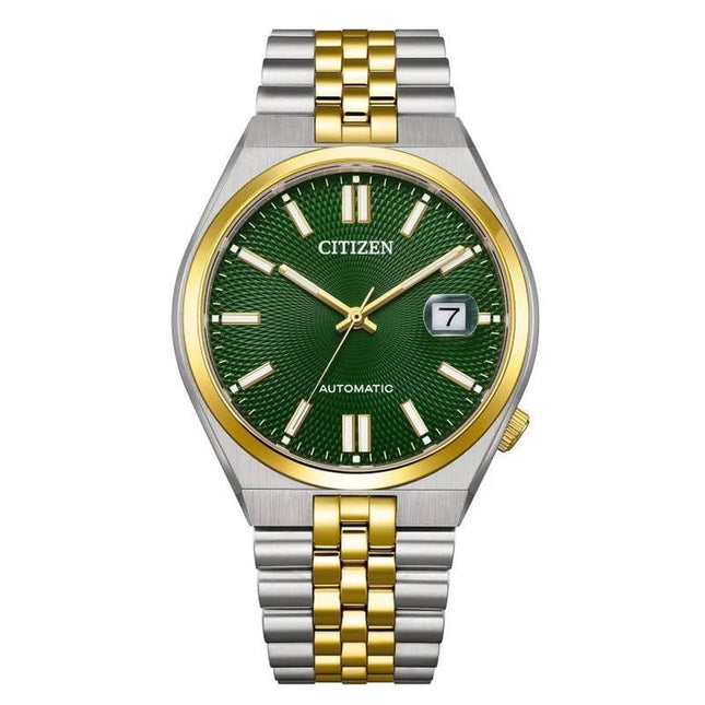 Citizen Tsuyosa 60 two tone Automatic NK0024-54X Green Dial Stainless Steel