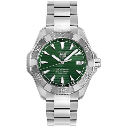 TAG Heuer Aquaracer Professional 200 Solargraph 40mm Green Dial Stainless Steel WBP1118.BA0047