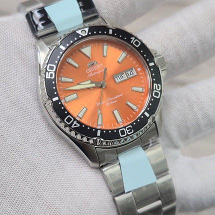 ORIENT Mako Diver RA-AA0826Y Orange Dial Stainless Steel