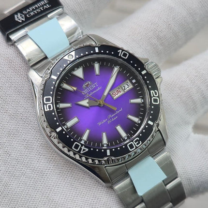 ORIENT Mako Diver RA-AA0827V Purple gradation Dial Stainless Steel