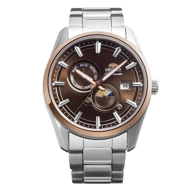 Orient Contemporary Stretto RA-AK0313Y Men Brown Dial Stainless Steel Strap