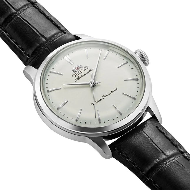 Orient Classic RA-BB0103S Bambino 36 Automatic White Dial Black Leather Strap