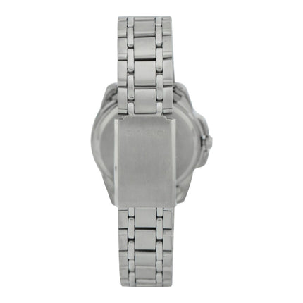 Casio General LTP-1314D-1AVDF Enticer Ladies Black Dial Stainless Steel Band