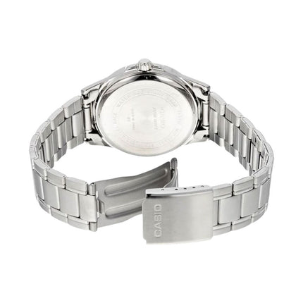 Casio General MTP-VD01D-2EVUDF Enticer Men Blue Dial Stainless Steel Band