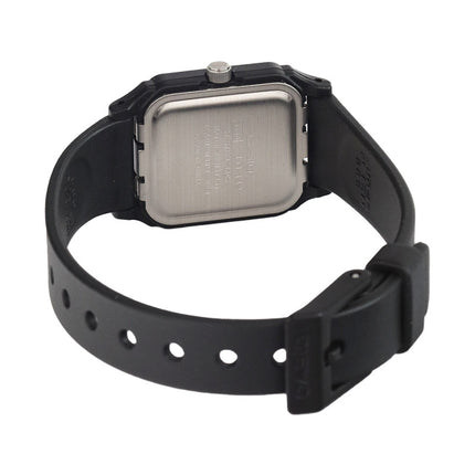 Casio General LQ-142E-7ADF Silver Dial Black Resin Band