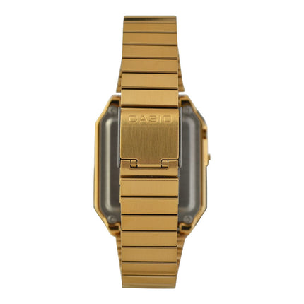 Casio General CA-500WEG-1ADF Vintage Calculator Digital Dial Gold Stainless Steel Band