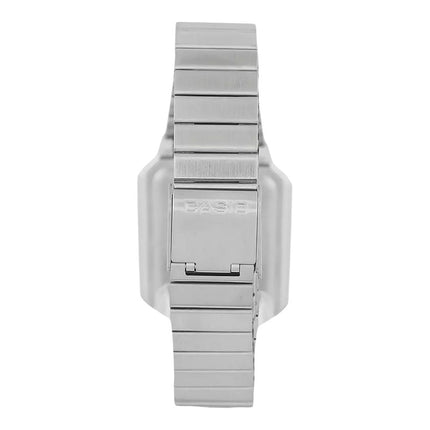 Casio General A100WE-1ADF Digital Dial Stainless Steel Band