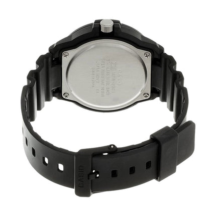 Casio General MRW-200H-1EVDF Water Resistant 100M Black Dial Black Resin Band