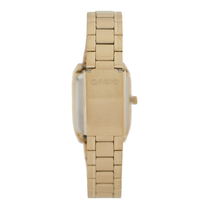 Casio General LTP-V007G-9EUDF Tank Ladies Analog Dial Gold Stainless Steel Band