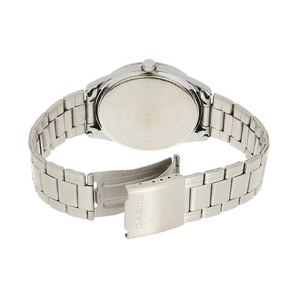 Casio General MTP-V005D-1BUDF Men Black Dial Stainless Steel Band