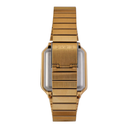 Casio General A120WEG-9ADF ’80s-style Digital Dial Gold Stainless Steel Band