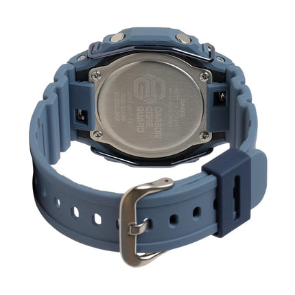 Casio G-Shock GA-2100PT-2ADR CasiOak Tone On Tone Collection Digital Analog Dial Blue Resin Band