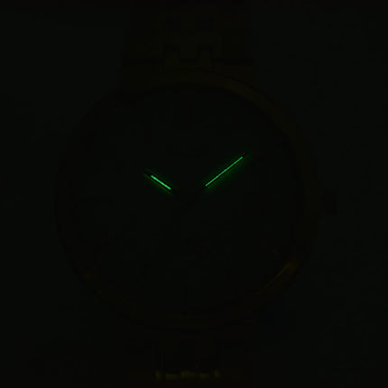 Alba Prestige AS9D72X1 Man White Dial Gold Stainless Steel Strap