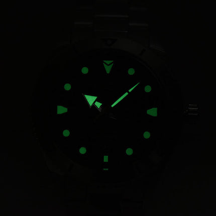 Alba Active AS9T15X1 Men Black Patterned Dial Stainless Steel Strap