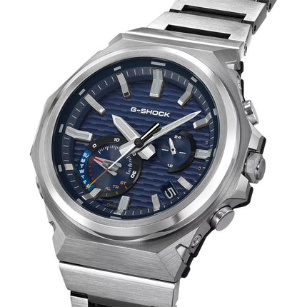 Casio G-Shock GST-B1000D-2ADR G-Steel Tough Solar Men Blue Dial Stainless Steel Band