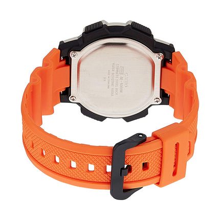 Casio General AE-1000W-4BVDF 10 Year Battery Water Resistance 100M Orange Resin Band