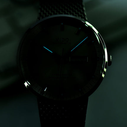 MIDO Commander II M031.631.11.031.00 Chronometer Automatic Silver Dial Stainless Steel Strap