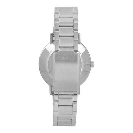 Casio General LTP-VT03D-4BDF Ladies Pink Dial Stainless Steel Band