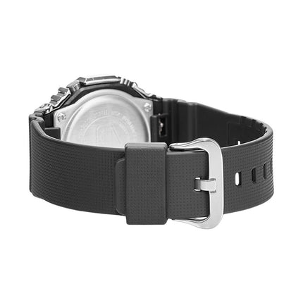 Casio G-Shock GM-2100-1ADR CasiOak Metal Covered Grey Analog Digital Dial Black Resin Band