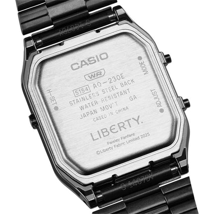 Casio General AQ-230EBLT-1ADR Vintage Liberty Collaboration Model Stainless Steel Band